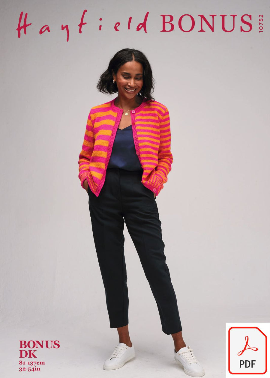 Hayfield 10752 Bonus DK (PDF) Knit in a Box 