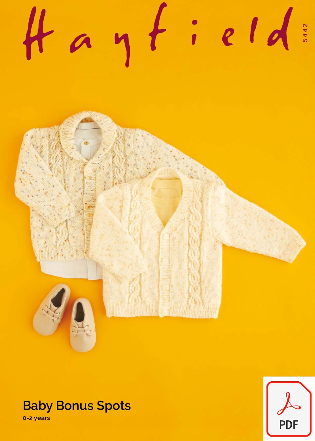 Hayfield 5442 Baby Bonus Spots (PDF) Knit in a Box