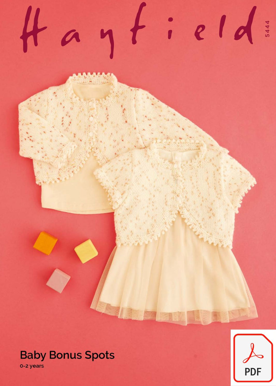 Hayfield 5444 Baby Bonus Spots DK (PDF) Knit in a Box 