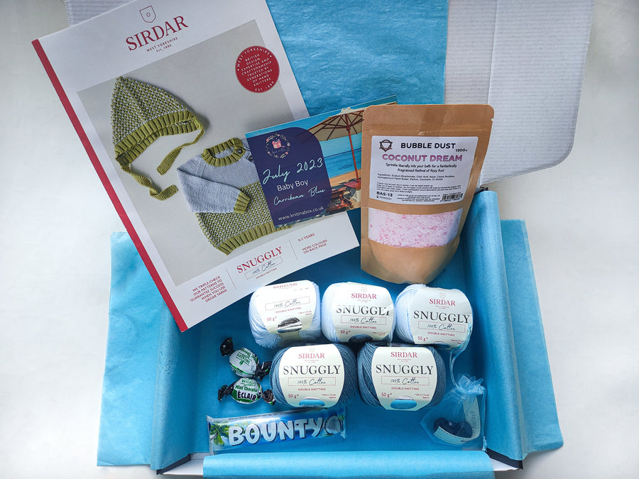 July 2023 Baby-Boy Box Knit in a Box 