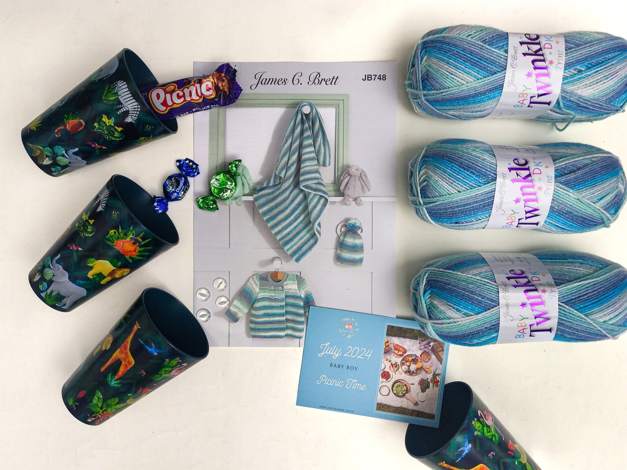July 2024 Baby-Boy Box Knit in a Box