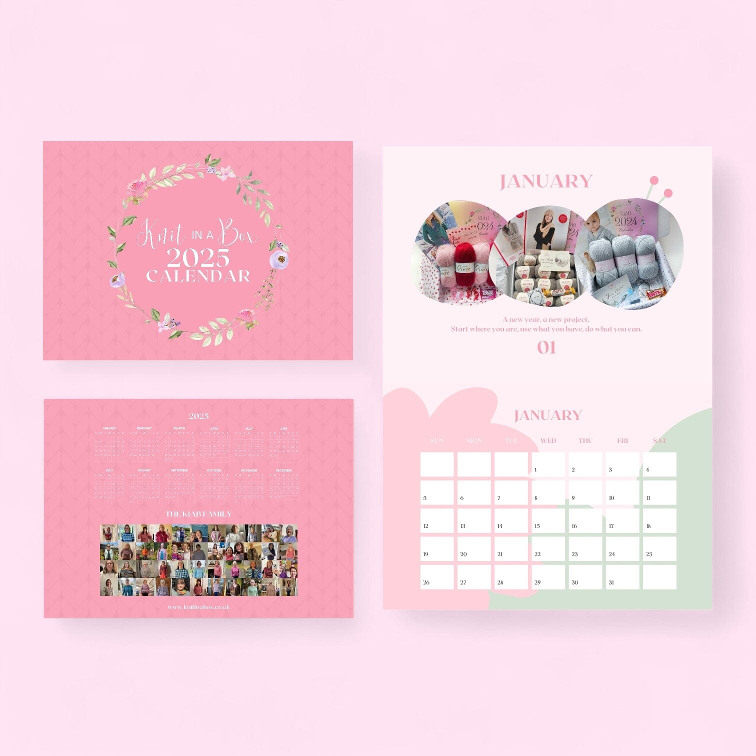 KIAB 2025 Calendar Knit in a Box