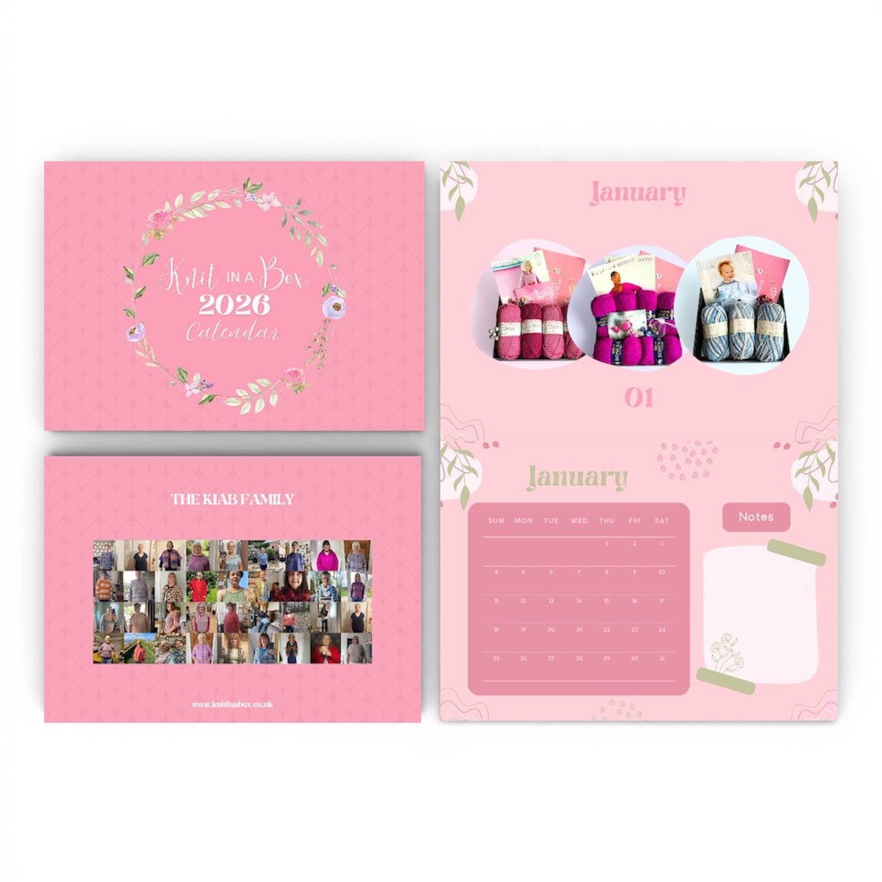 KIAB 2026 Calendar Knit in a Box
