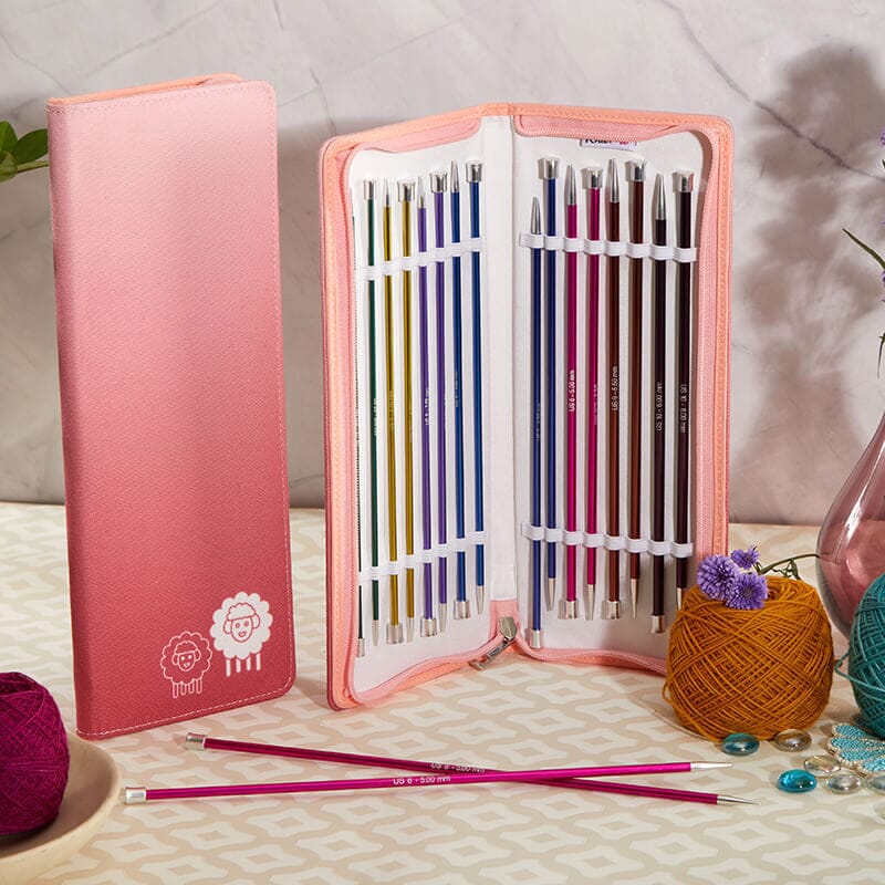 Knit Pro Zing Knitting Needles Set of 8: 30CM Knit in a Box