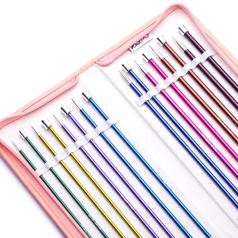 Knit Pro Zing Knitting Needles Set of 8: 30CM Knit in a Box