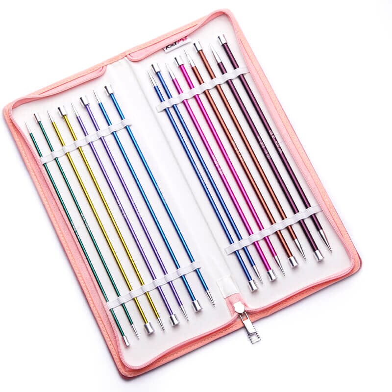 Knit Pro Zing Knitting Needles Set of 8: 35CM Knit in a Box