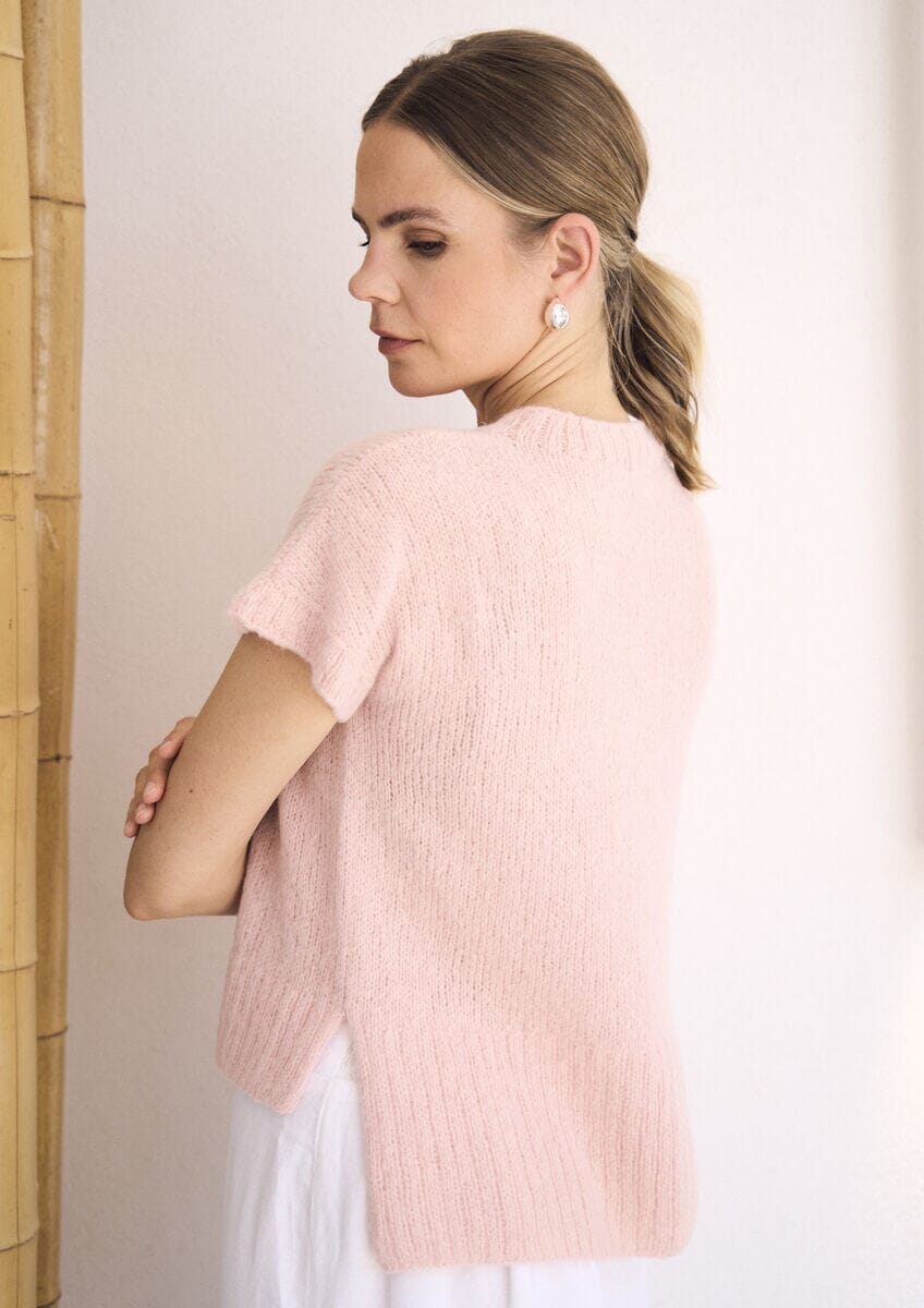 Ladies' Alpaca Premium Knitting Kit - Cocoa Knit in a Box