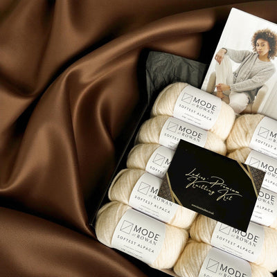 Ladies' Softest Alpaca Cardigan Premium Knitting Kit - Cloud Knit in a Box