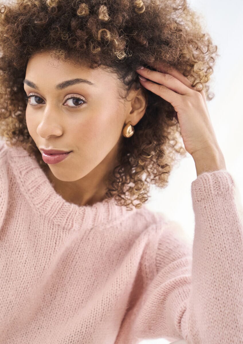 Ladies' Softest Alpaca Jumper Premium Knitting Kit - Sugar Knit in a Box