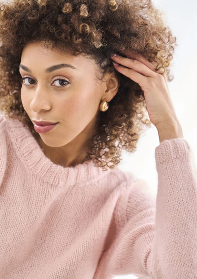 Ladies' Softest Alpaca Jumper Premium Knitting Kit - Sugar Knit in a Box