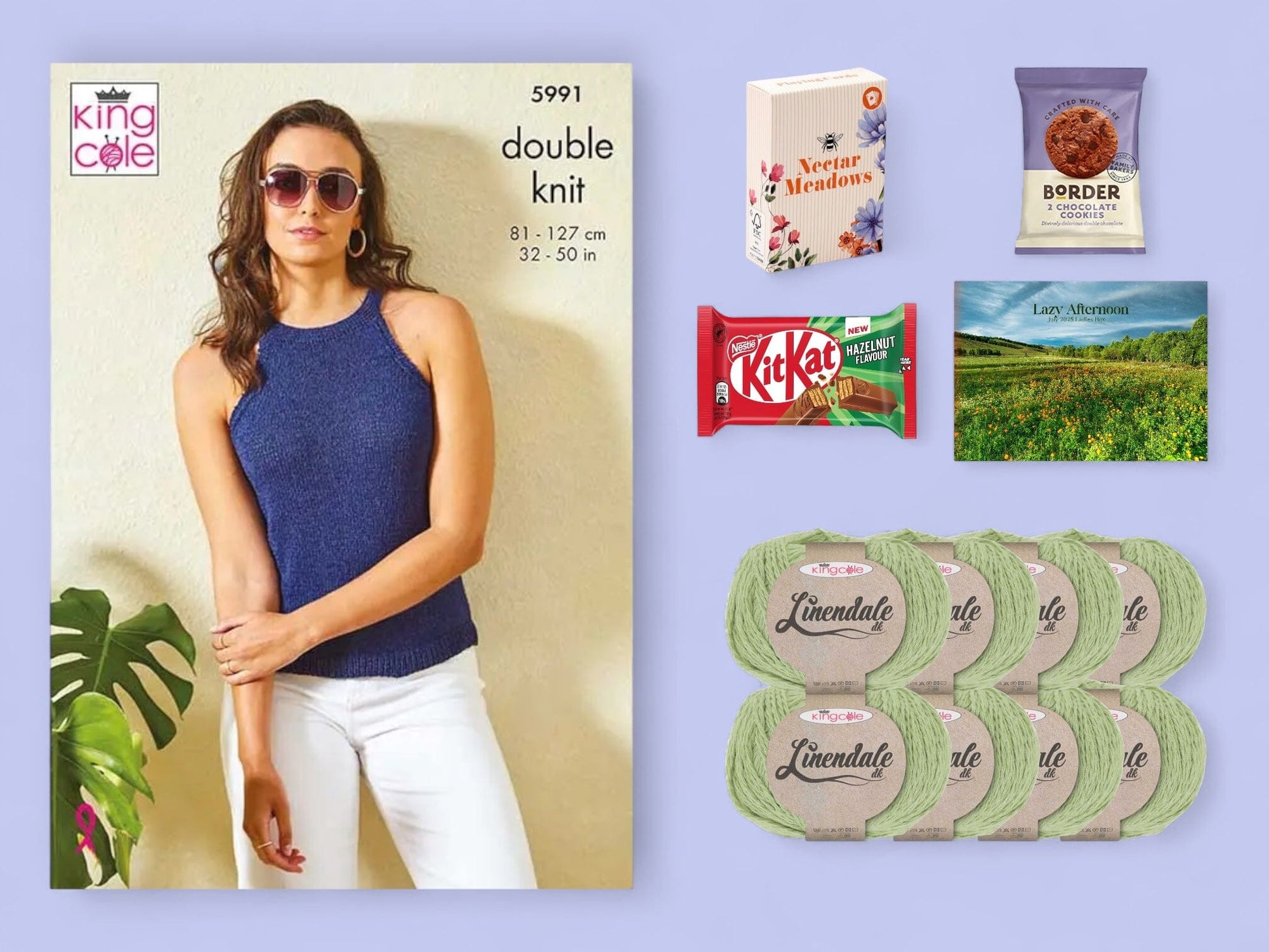 Lazy Afternoon Ladies Top Knit in a Box