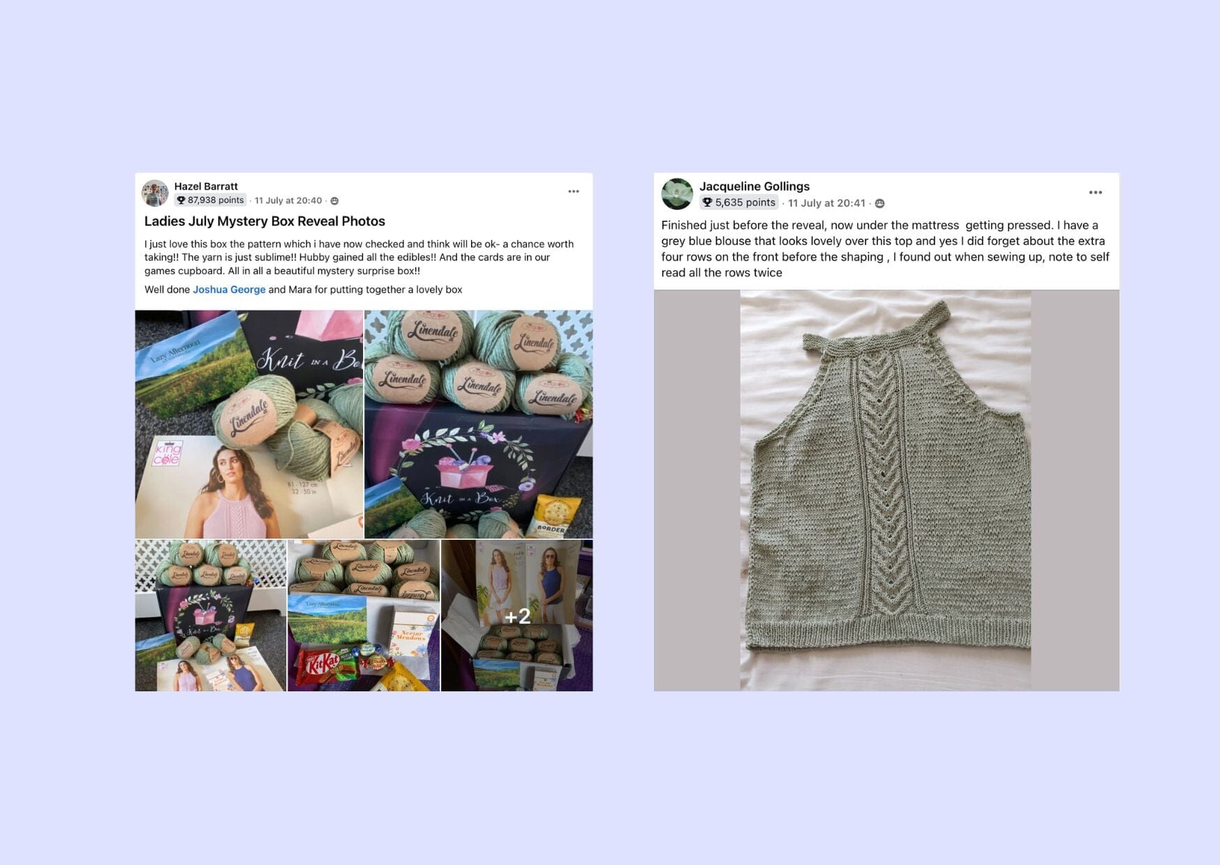 Lazy Afternoon Ladies Top Knit in a Box