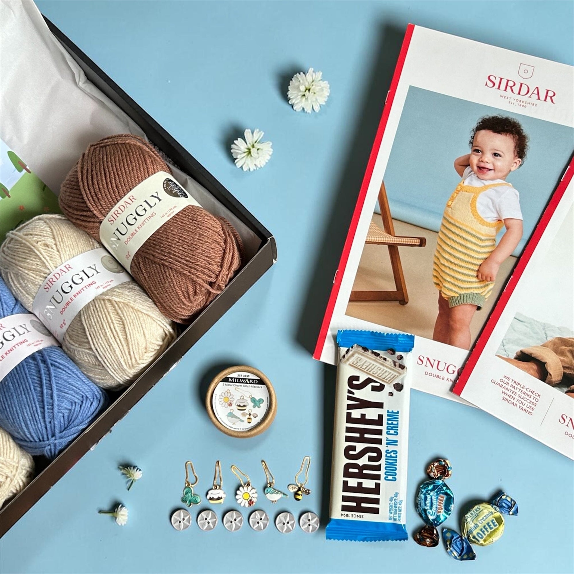 Little Explorer Baby Boy Cardigan/ Romper Knit in a Box