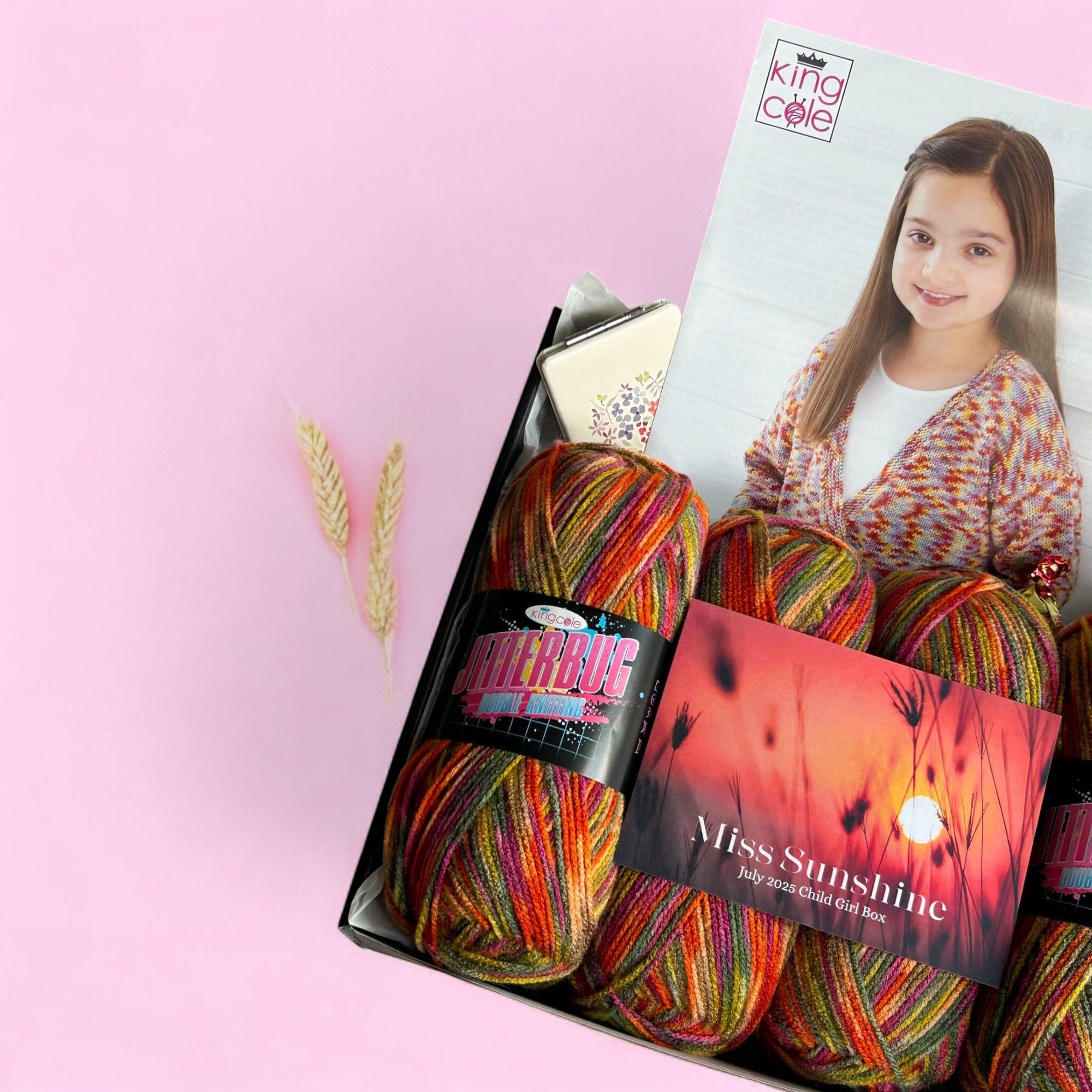 Miss Sunshine Child Girl Cardigan/ Top Knit in a Box