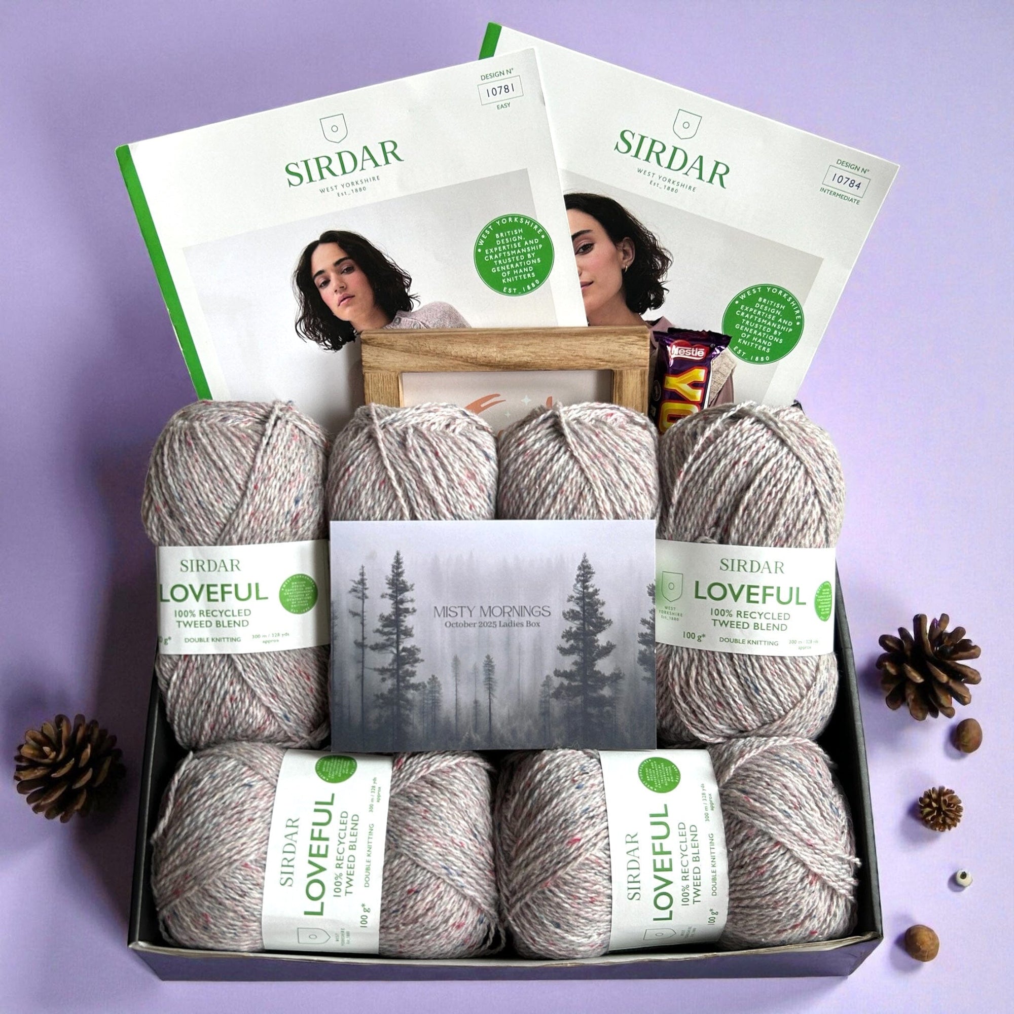 Misty Mornings Ladies Jumper/ Vest Knit in a Box