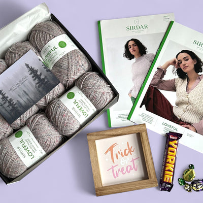 Misty Mornings Ladies Jumper/ Vest Knit in a Box