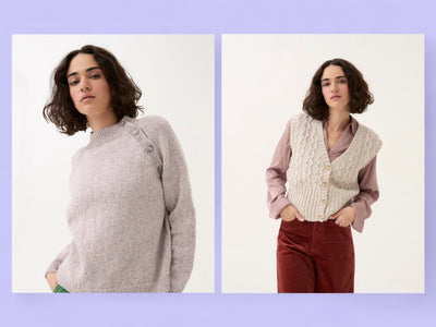 Misty Mornings Ladies Jumper/ Vest Knit in a Box