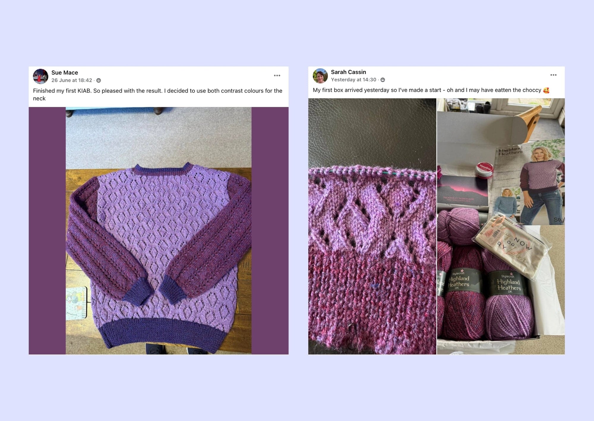 Moonlit Serenade Ladies Jumper Knit in a Box