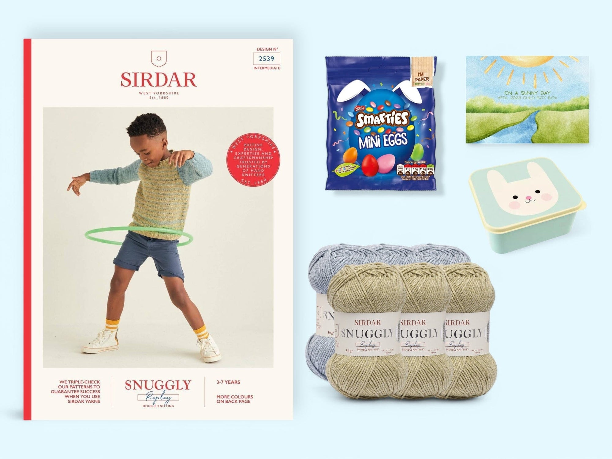 On a Sunny Day Child Boy Jumper Knit in a Box