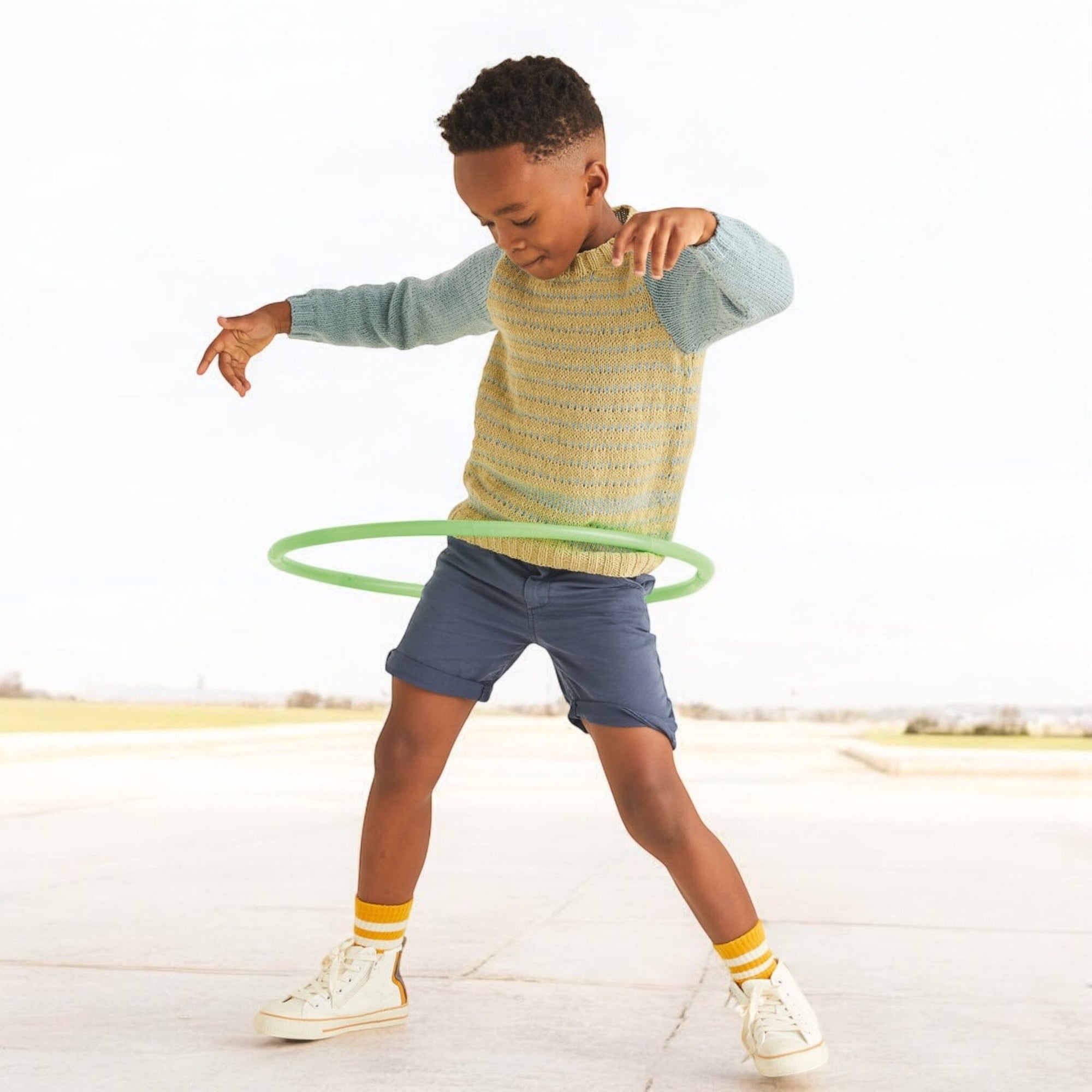 On a Sunny Day Child Boy Jumper Knit in a Box