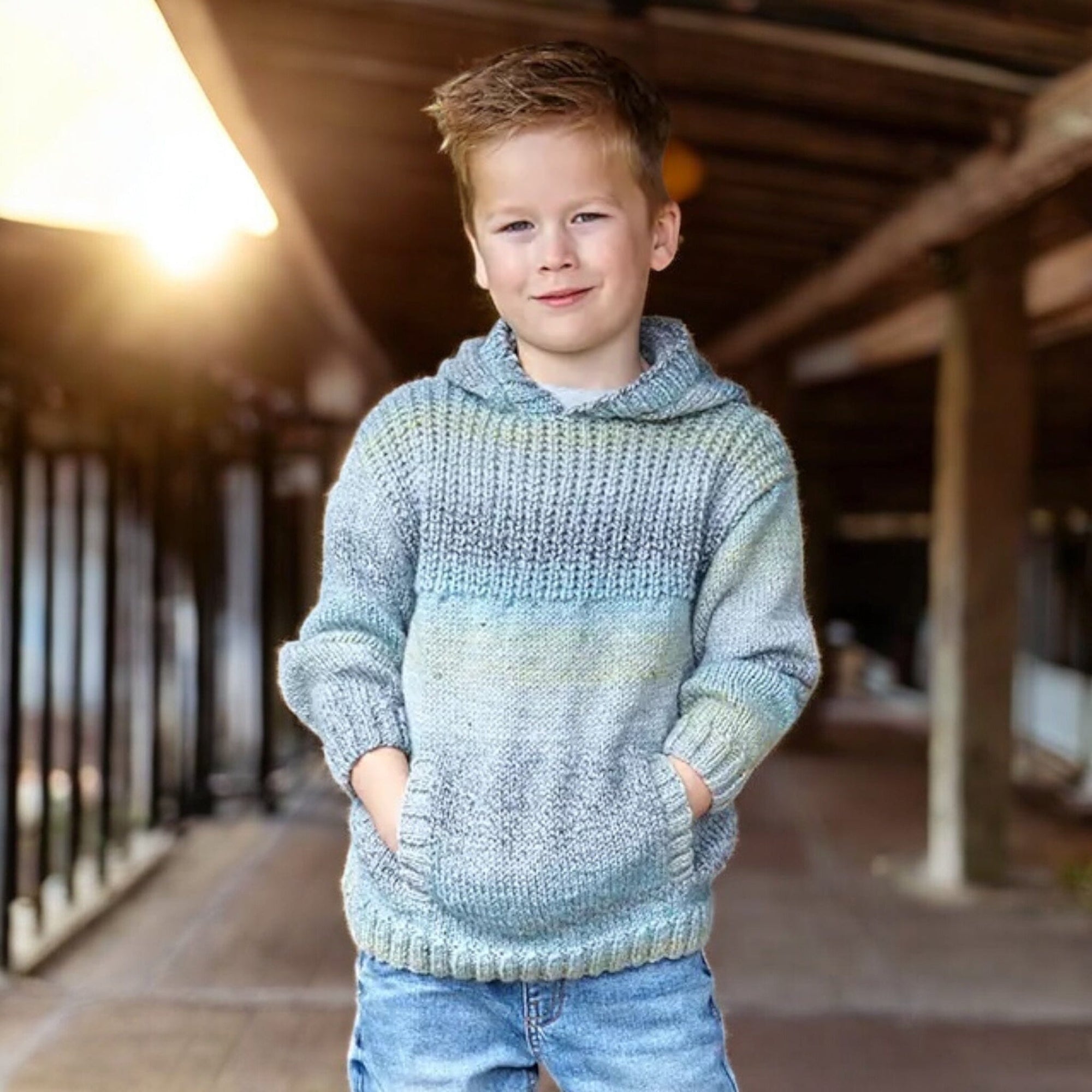Picnic Time Child Boy Jacket Knit in a Box