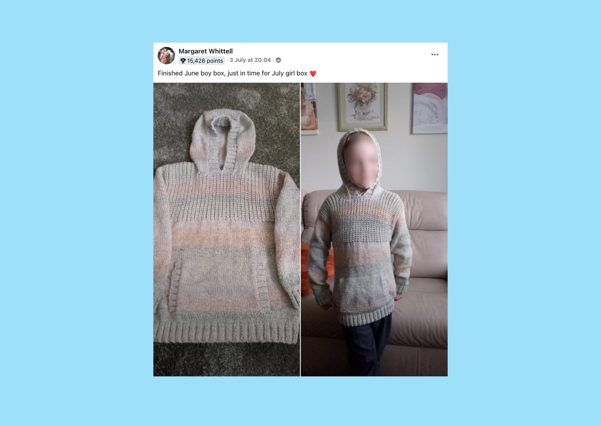 Picnic Time Child Boy Jacket Knit in a Box