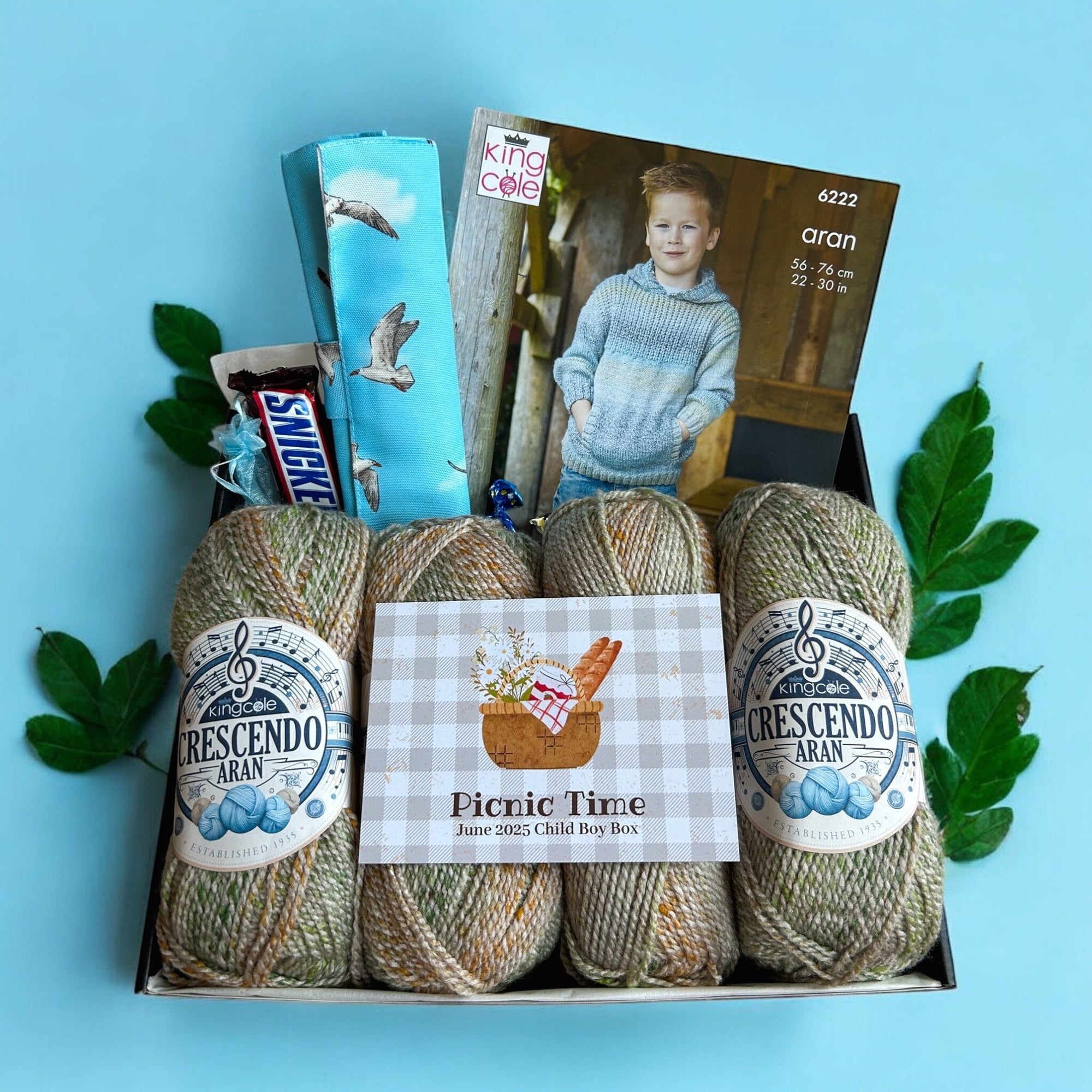 Picnic Time Child Boy Jacket Knit in a Box