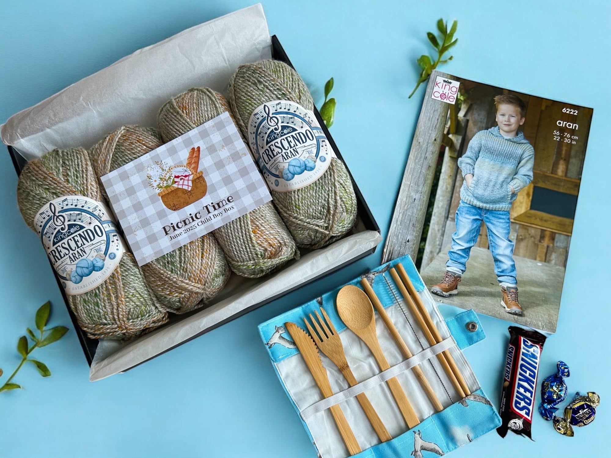 Picnic Time Child Boy Jacket Knit in a Box