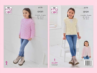 Purple Hour Child Girl Jumper/ Cardigan/ Waistcoat Knit in a Box