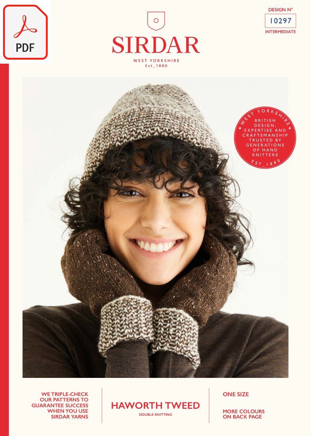 Sirdar 10297 Haworth Tweed DK (PDF) Knit in a Box