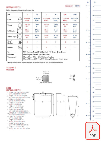 Sirdar 10300 Haworth Tweed DK (PDF) Knit in a Box