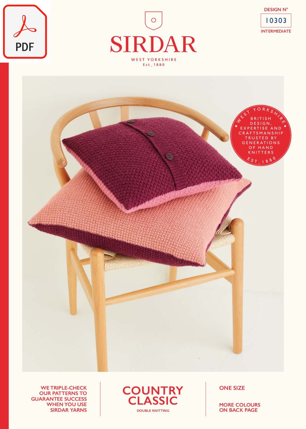 Sirdar 10303 Country Classic DK (PDF) Knit in a Box