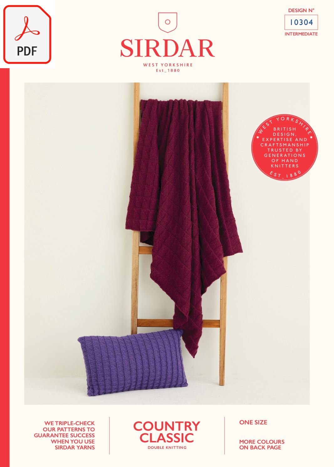 Sirdar 10304 Country Classic DK (PDF) Knit in a Box