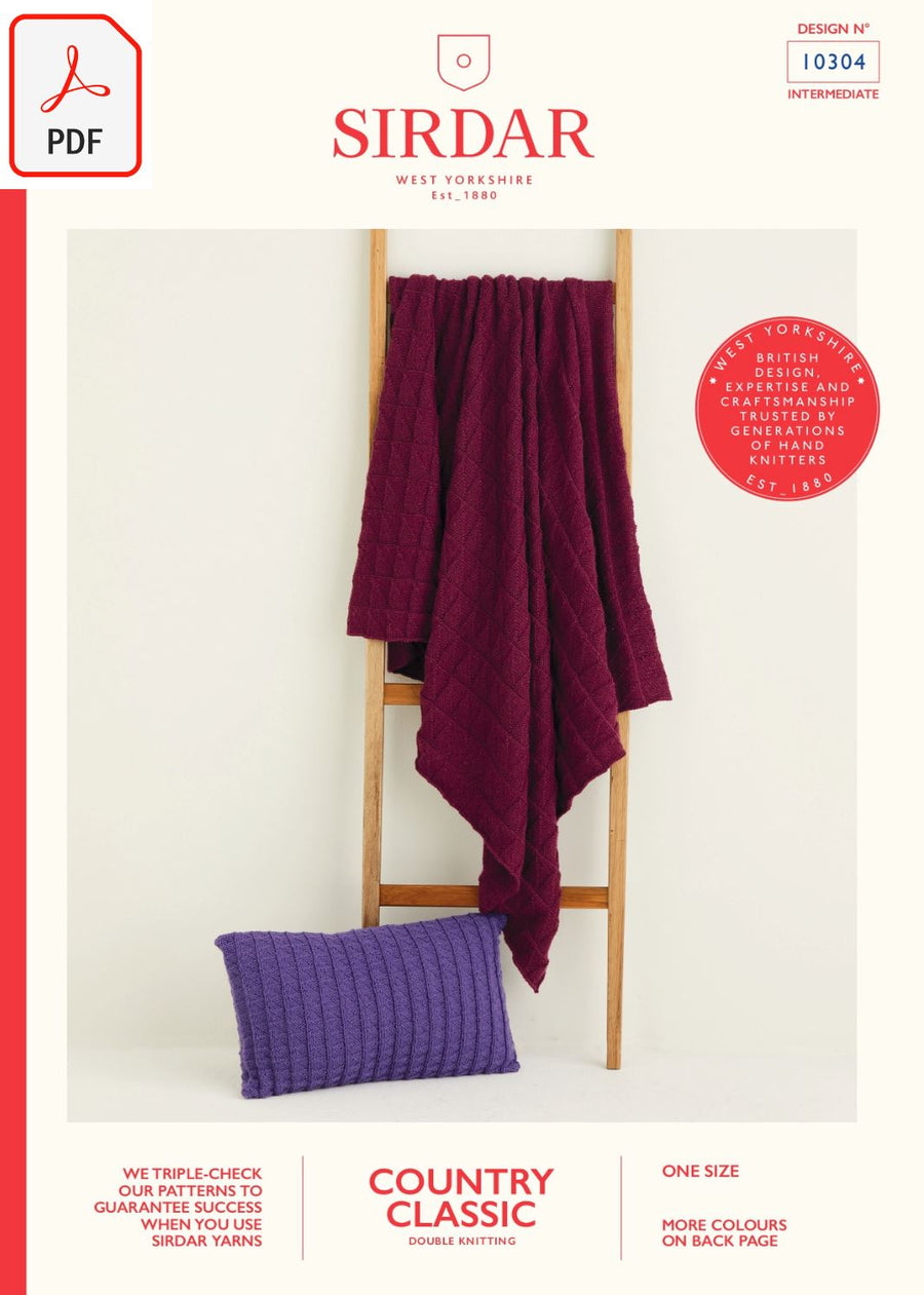 Sirdar 10304 Country Classic DK (PDF) Knit in a Box 