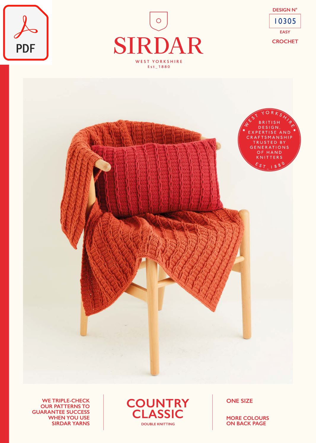 Sirdar 10305 Country Classic DK (PDF) Knit in a Box