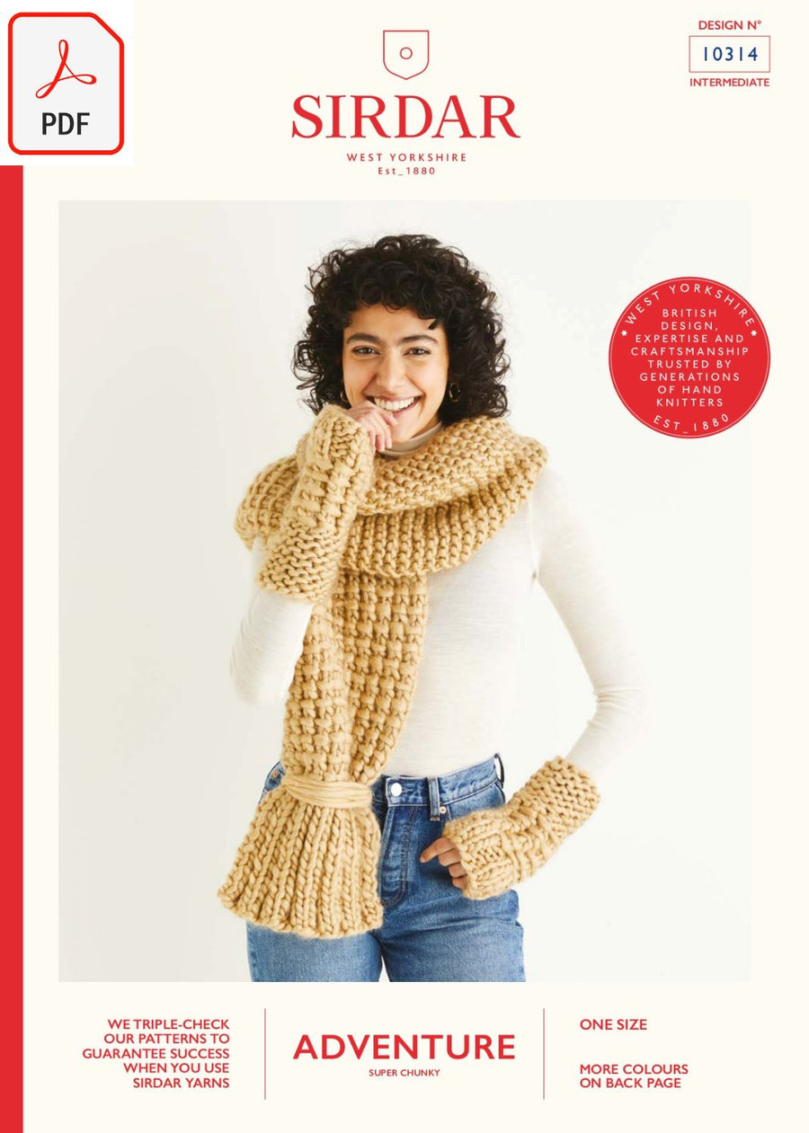 Sirdar 10314 Adventure Super Chunky (PDF) Knit in a Box 