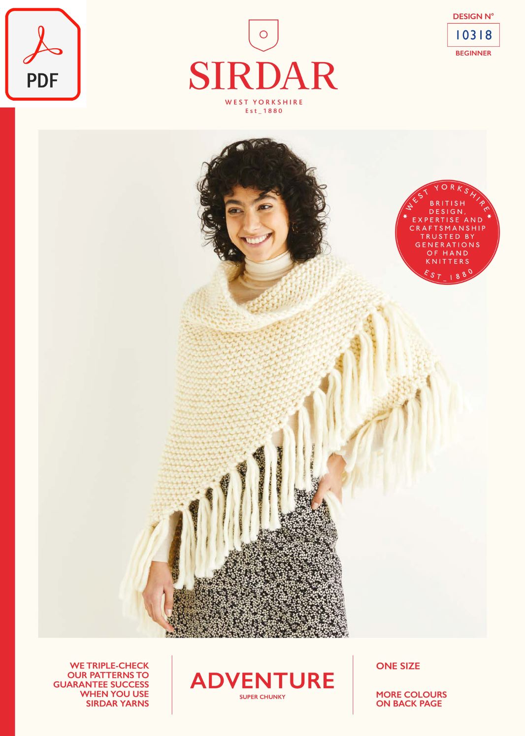 Sirdar 10318 Adventure Super Chunky (PDF) Knit in a Box