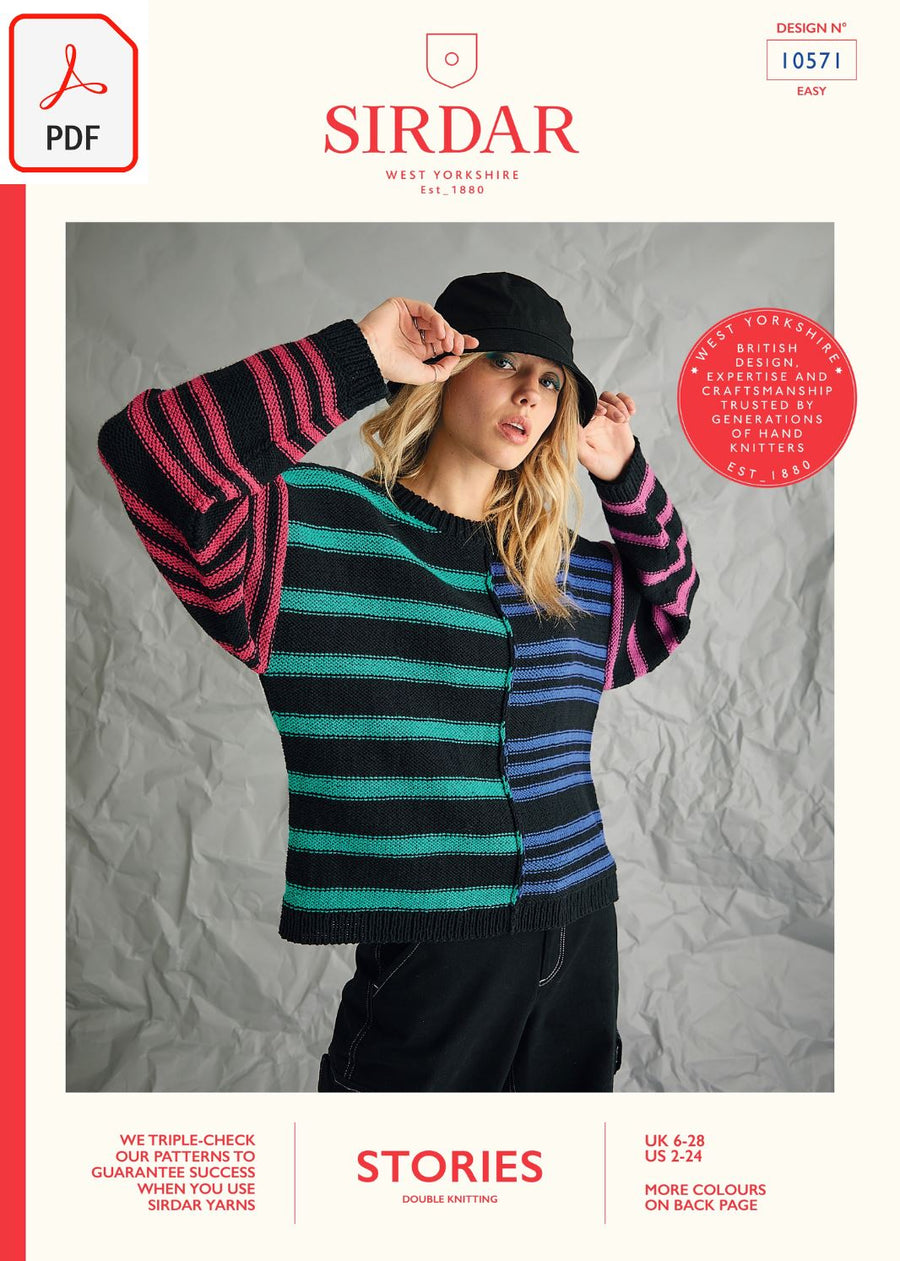 Sirdar 10571 Stories DK (PDF) Knit in a Box 