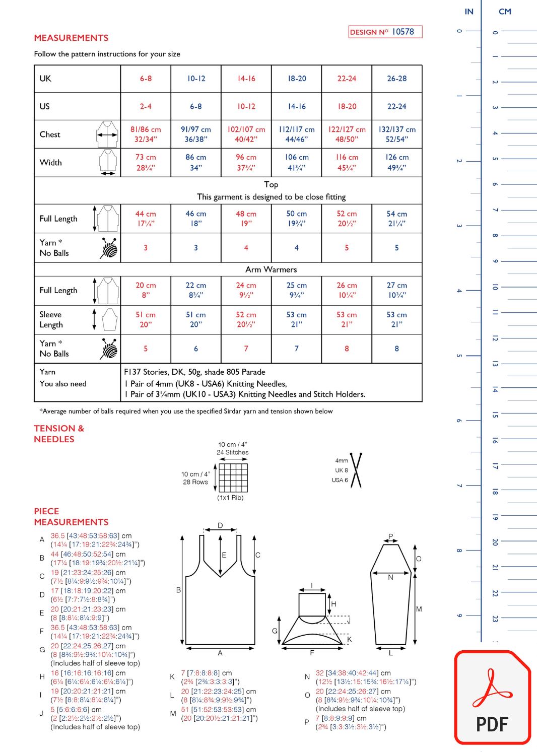 Sirdar 10578 Stories DK (PDF) Knit in a Box