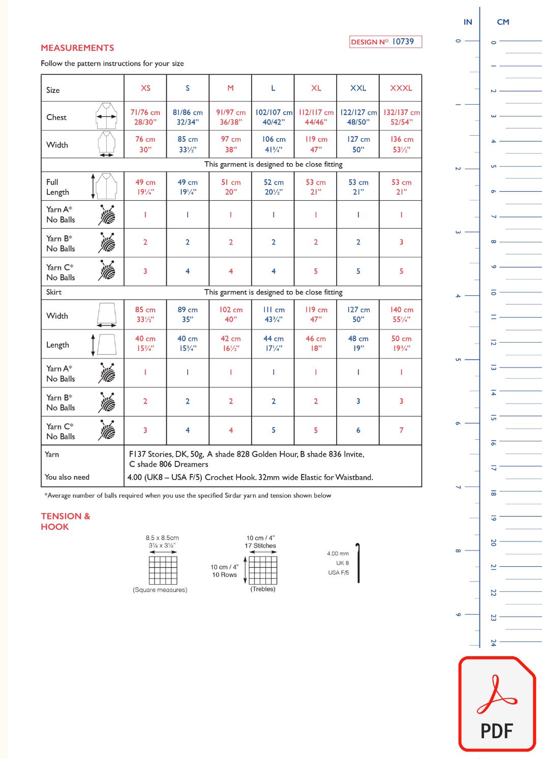 Sirdar 10739 Stories DK (PDF) Knit in a Box