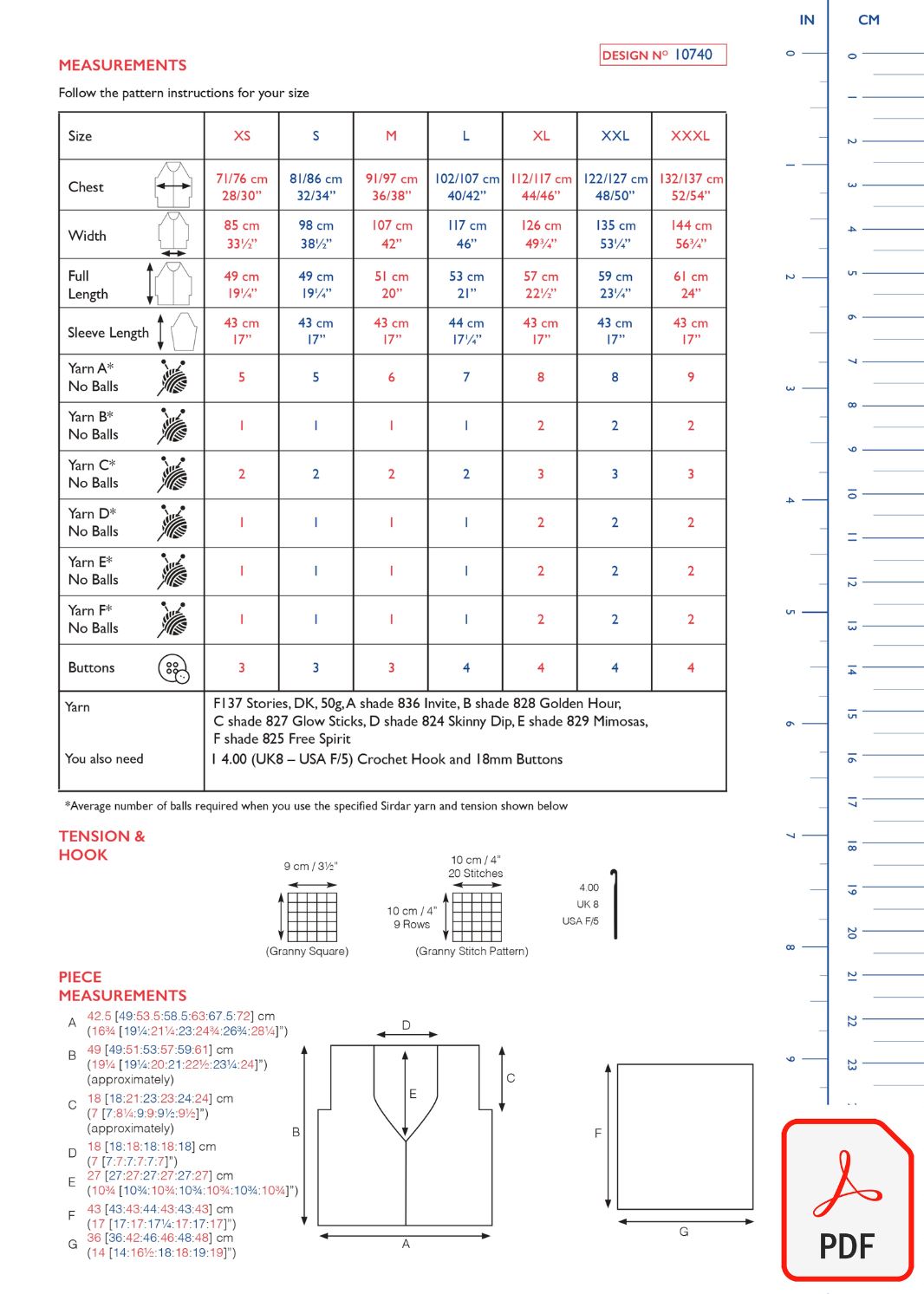 Sirdar 10740 Stories DK (PDF) Knit in a Box