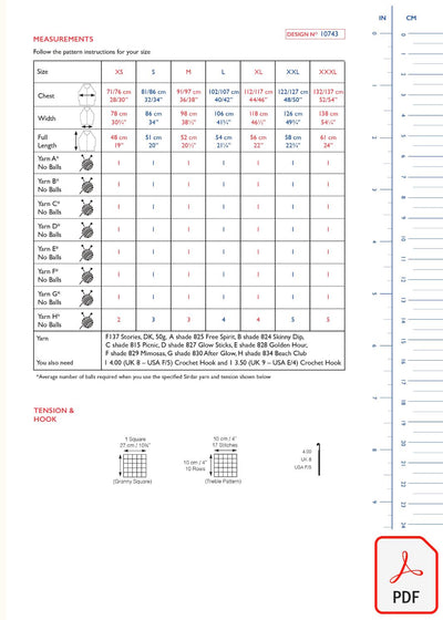 Sirdar 10743 Stories DK (PDF) Knit in a Box