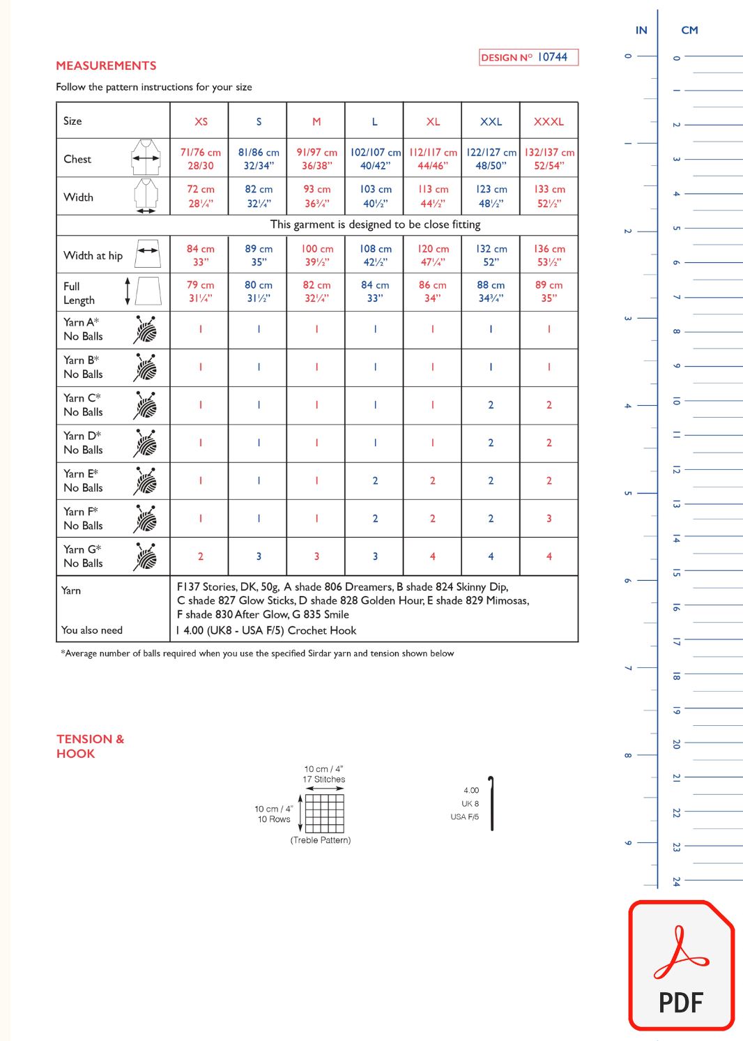 Sirdar 10744 Stories DK (PDF) Knit in a Box