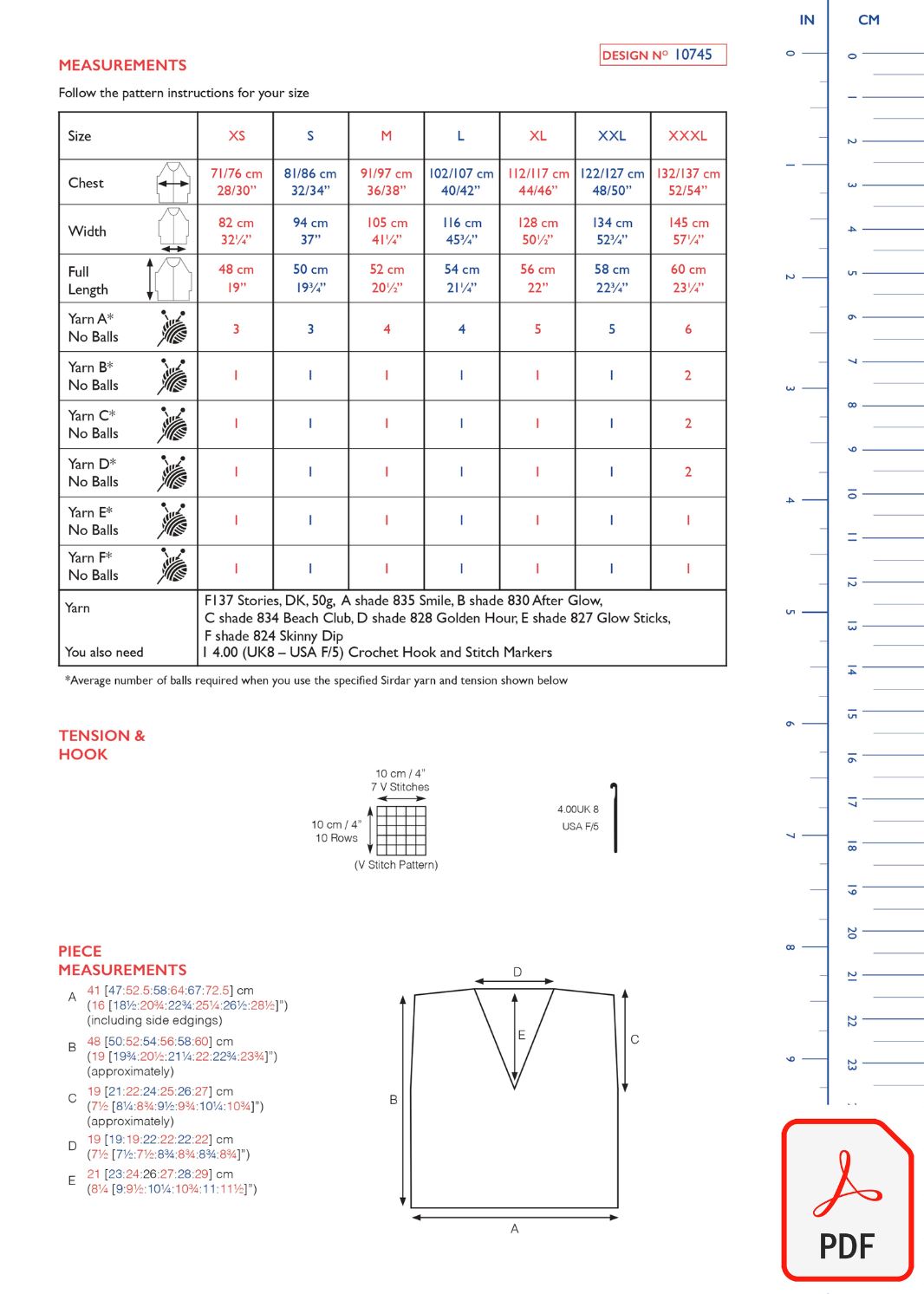 Sirdar 10745 Stories DK (PDF) Knit in a Box