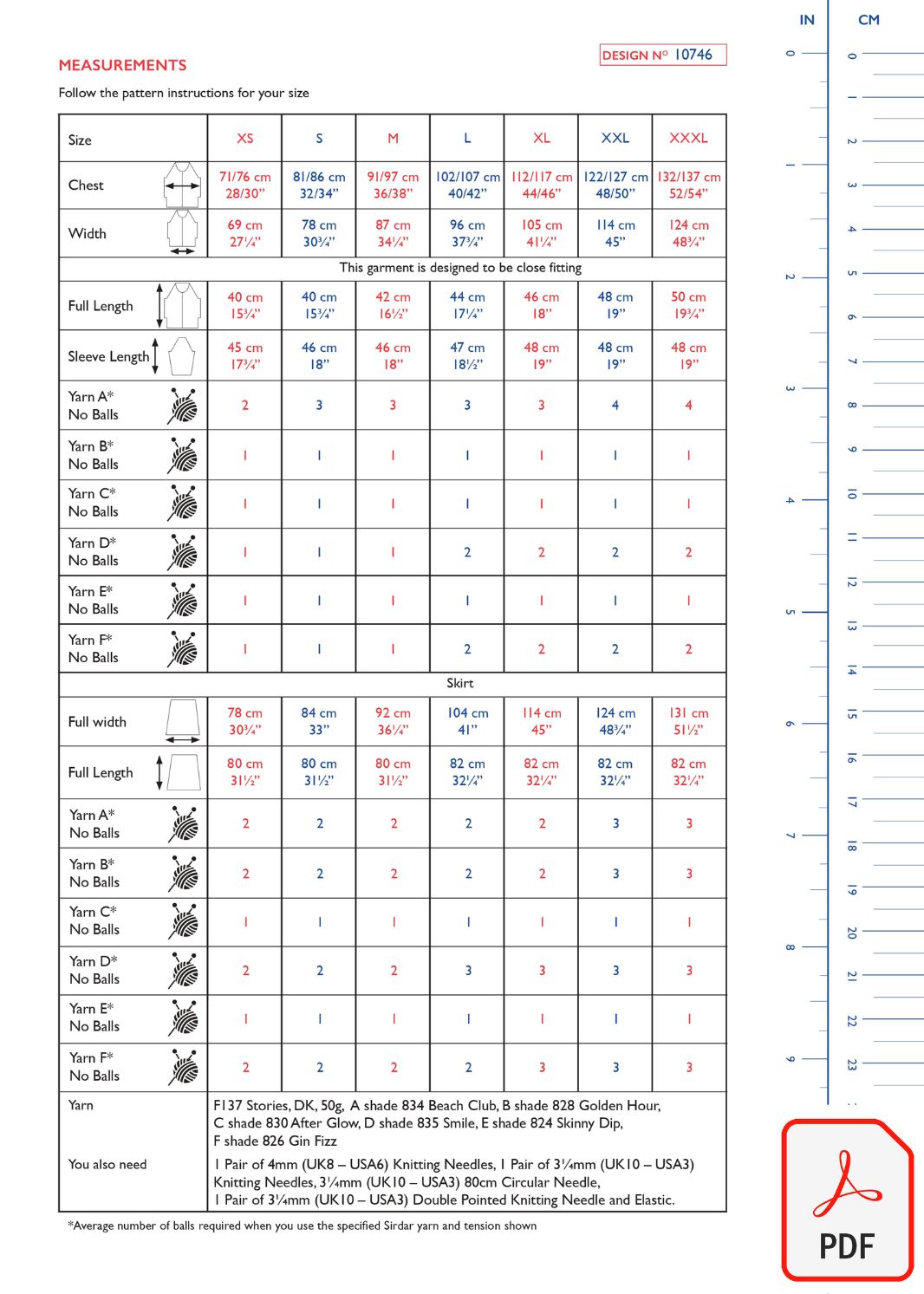 Sirdar 10746 Stories DK (PDF) Knit in a Box