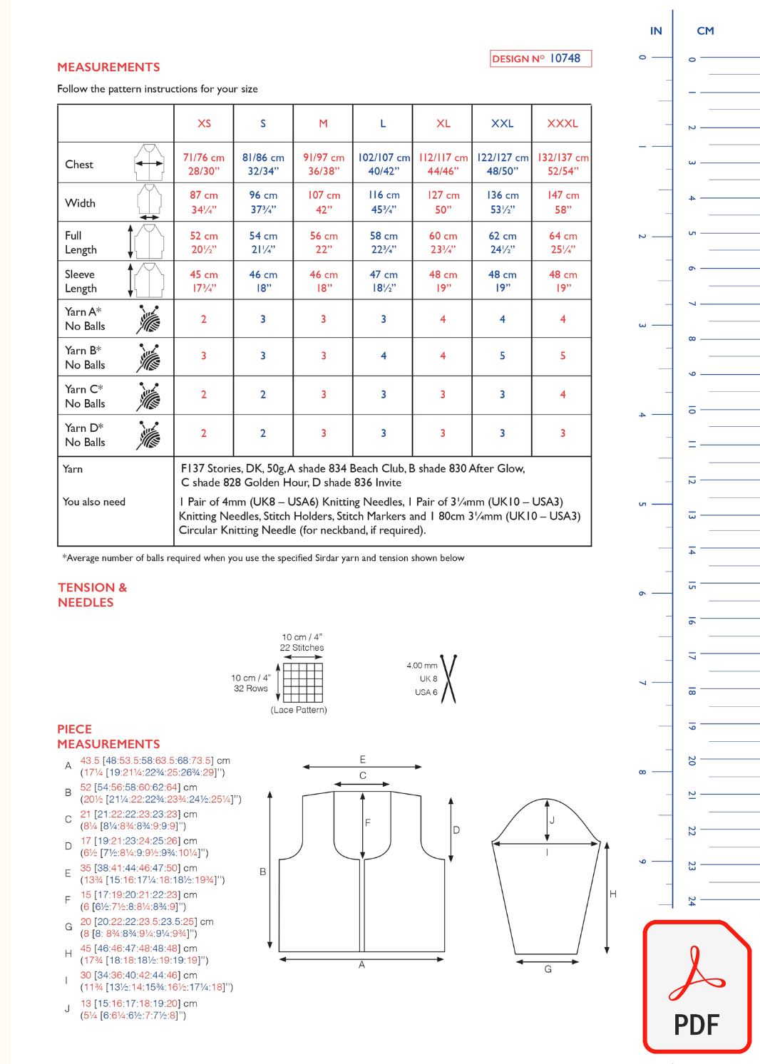 Sirdar 10748 Stories DK (PDF) Knit in a Box
