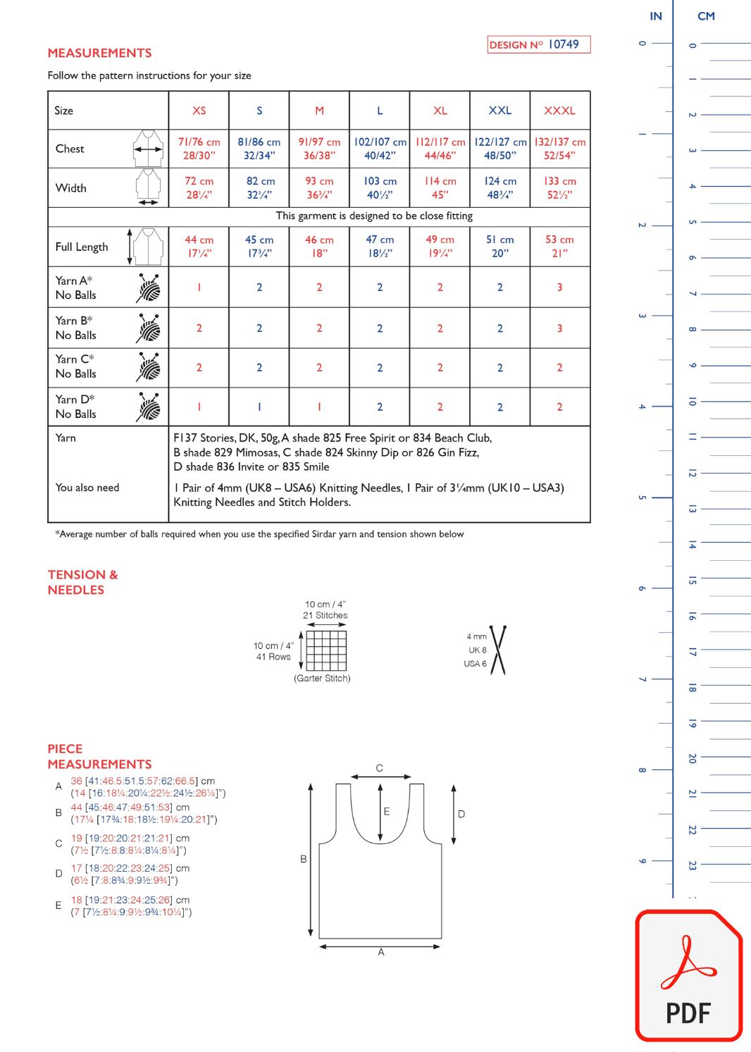 Sirdar 10749 Stories DK (PDF) Knit in a Box