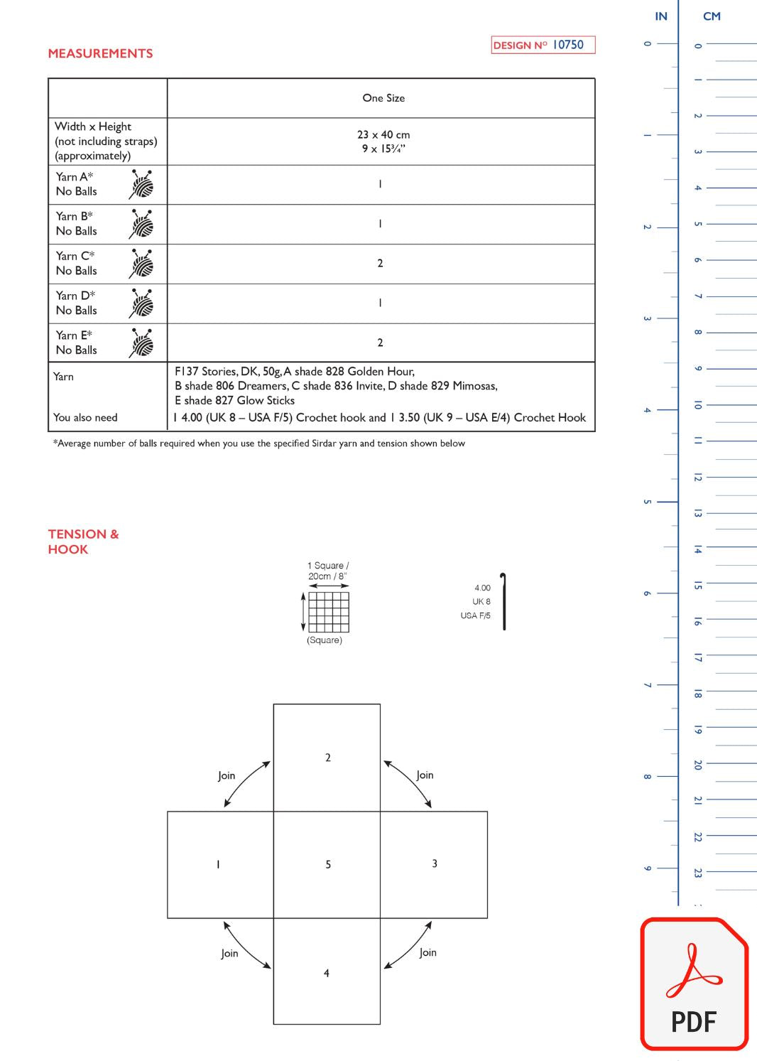 Sirdar 10750 Stories DK (PDF) Knit in a Box