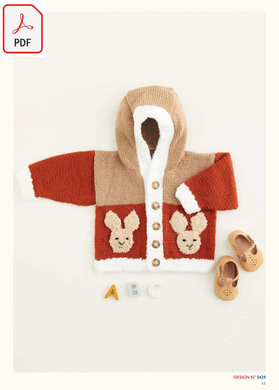 Sirdar 5429 Snuggly DK, 4Ply & Bunny (PDF) Knit in a Box