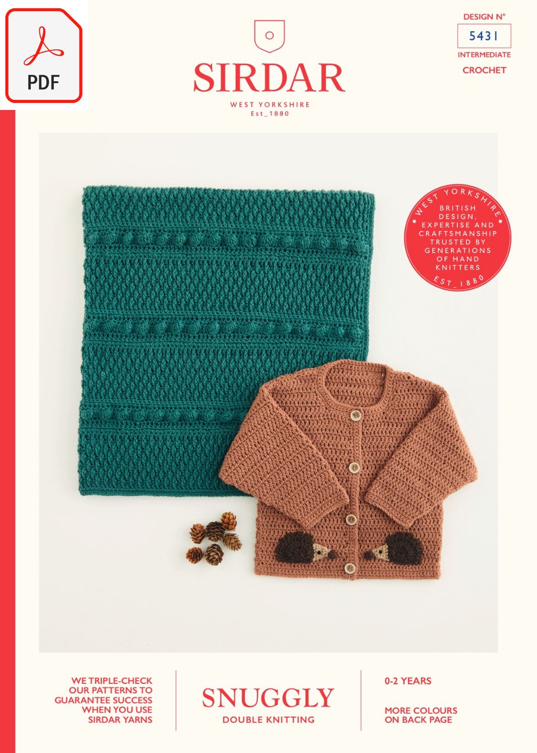 Sirdar 5431 Snuggly DK (PDF) Knit in a Box